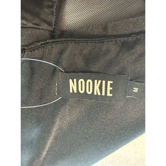 Nookie Emelie Gown in Black Medium New Womens Long Corset Maxi Dress - Picture 8 of 11